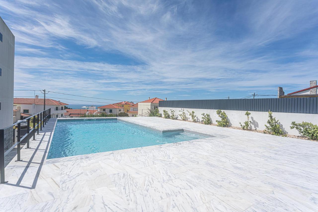 Apartamento T3 mar Azul Appartamento Nazaré Esterno foto